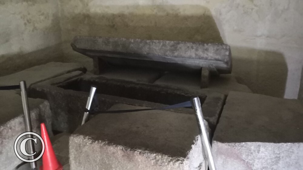 Catafalco de la cámara real de Kefrén