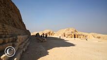 Tumba de Kagemni, visir de Egipto, a la sombra de la Pirámide de Saqqara
