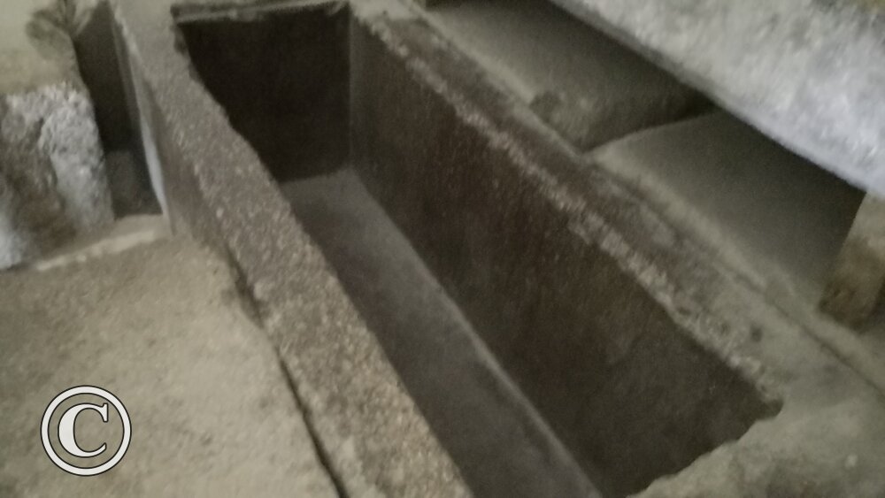 Catafalco de la cámara real de Kefrén