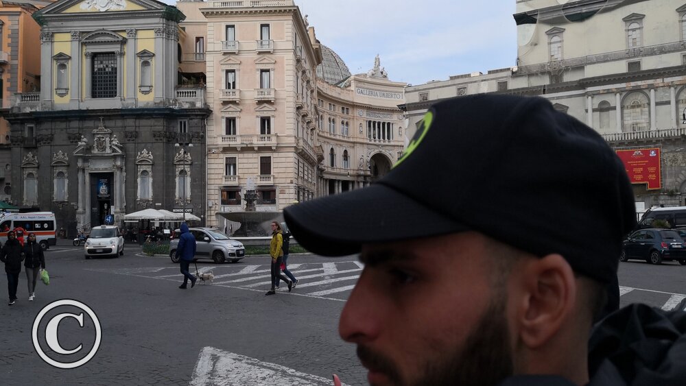 Plaza Trieste - Iglesia de San Fernando y Galería Humberto I