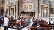 Altar de Santa María de los Mártires en el Panteón de Agripa