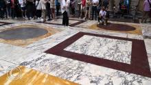 Mármoles de solados en el Panteón de Agripa