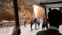 Desfiladero de ingreso a Petra