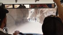 Desfiladero de ingreso a Petra