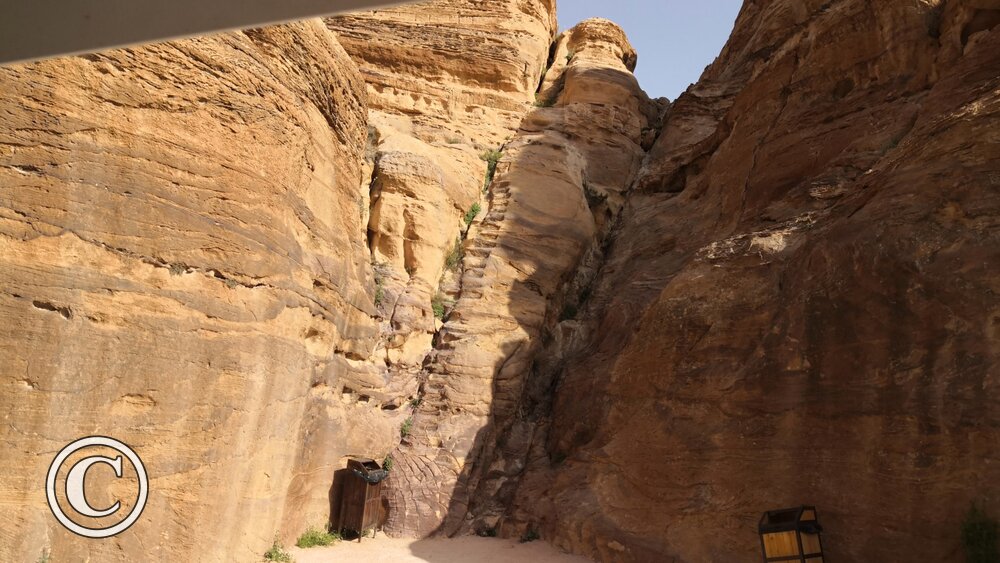 Ingresando a Petra