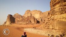 Desierto de Wadi Run - Posta de camellos Beduina